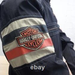 HD Veste Smokin' Harley Davidson Veste Hommes Veste en Nylon Neuf