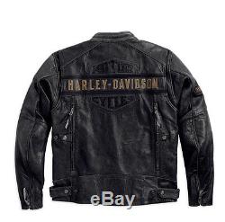 Harley-Davidson D H Veste en cuir Moto EN PASSANT Taille L 98074-14VM/000L