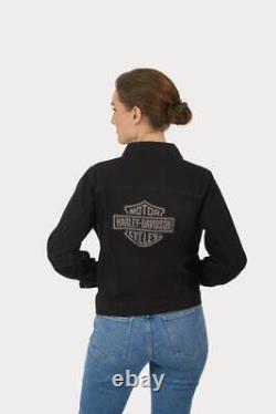 Harley-Davidson Femmes Veste en Jeans ESSENTIAL Bar&shield 99041-23VW