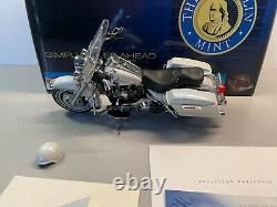Harley Davidson Franklin Mint Road King White LIM Ed 1485/9900 Condition New