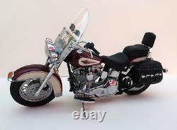 Harley-Davidson Heritage Softail Classic 1986 Franklin Mint Moto 1/10 Etat Neuf