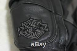 Harley Davidson Homme Luminator 360 Cuir Noir Veste M L XL 2XL 98013-10VM