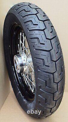 Harley Davidson Jante Roue Arrière 16x3 Noir Arrière Spoke Roue Softail Slim