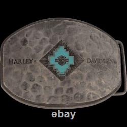 Harley Davidson Moto Southwest Sud-Ouest 1990s Vintage Boucle Ceinture