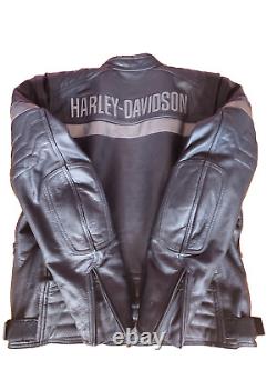 Harley-Davidson Veste en cuir Evolution pour homme avec système de