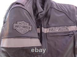 Harley-Davidson Veste en cuir Evolution pour homme avec système de