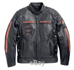 Harley-Davidson Veste pour moto EXMOOR Taille 2XL Veste en cuir 97106-16VM/022L