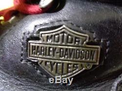 Harley Davidson chaussures moto lacées + bride cuir taille 43½ ref01 unisex