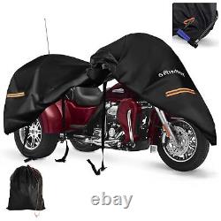 Housse de moto Trike pour Harley Davidson à 3 roues Étanche Rangement ext