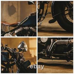 Impression sur Verre 120x80cm Tableaux Image Photo Harley-Davidson Moto Moteur
