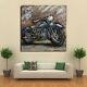 Incroyable 3d Moto Métal Mural Ouvre Harley Davidson Mural Décor Peinture Art