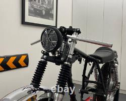 LED Personnalisé Phare Noir Brillant pour Harley Davidson Projet Chopper Moto
