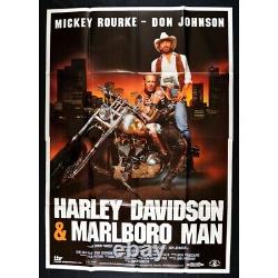 Manifesto Harley Davidson & Marlboro Man Rourke Don Johnson Moto Voiture A258