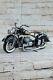 Métal Activités Manuelles (antique Moto Modèle) Harley Davidson Chopper Décor