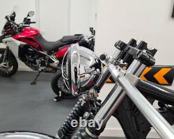 Moto LED Phare Chrome pour Harley Davidson Dyna Super Large Glide Personnalisé