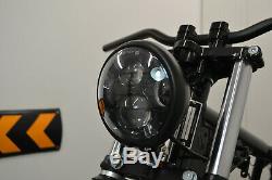 Moto Phare 5.75 Cree LED Daymaker pour Harley Sportster Dyna Pour