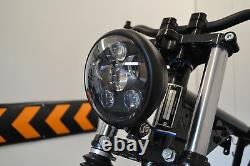 Moto Phare LED pour Harley Davidson Sportster Dyna 6 INCH LED