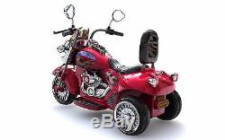 Moto électrique enfant Look Harley Davidson 12V 2 moteurs