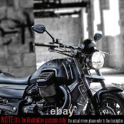 Moto rétroviseurs ViperII noir universel adjustable pour Harley-Davidson
