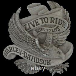 Neuf Harley Davidson Moto Criant Aigle Live Ride 70s NOS Vintage Boucle Ceinture