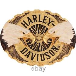 Neuf Harley Davidson Moto Double Aigle Biker Chopper NOS Vintage Boucle Ceinture