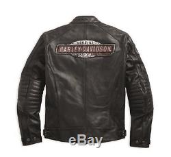 Original Harley-Davidson Veste de Moto en Cuir
