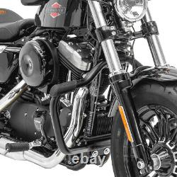 Pare carter pour Harley Davidson Sportster 1200 T Superlow 14-20 Mustache noir