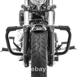 Pare carter pour Harley Davidson Sportster 883 Iron 09-20 Mustache noir
