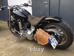 Poche Latérale Diablo Braun Convient pour Harley Davidson Moto Choppertasche HD