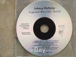 Rareté CD Johnny Hallyday Desperados Moto Club Noël 93 Harley Davidson