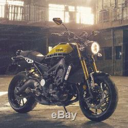 Rétroviseur Achilles 3D noir or adjustable pour Harley Bad Boy moto