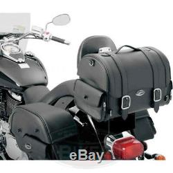 Sacoche Top Box arrière de Sissy-Bar Universel Moto Custom et Harley Davidson