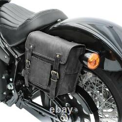 Sacoche cavalière pour Harley Davidson Softail Springer / Street Bob SV4 noir
