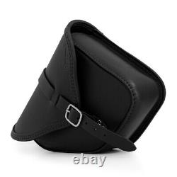 Sacoche de moto en cuir, sac de selle pour Harley Davidson Dyna, Made in italy