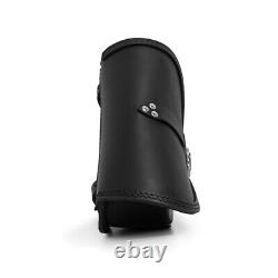 Sacoche de moto en cuir, sac de selle pour Harley Davidson Dyna, Made in italy