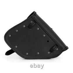 Sacoche de moto en cuir, sac de selle pour Harley Davidson Dyna, Made in italy