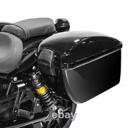 Sacoches laterales DL + kit de fixation pour Harley Dyna Wide Glide