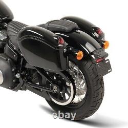 Sacoches rigides Nebraska 12l pour Harley Davidson Sportster 1200/ Custom/ Iron