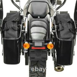 Sacoches rigides pour Harley Davidson Dyna Super Glide / Custom + sacs SC6