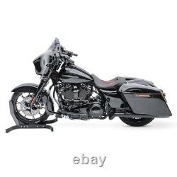 Selle moto Craftride RH3 pour Harley Davidson Touring 09-21 noir-rouge ET08