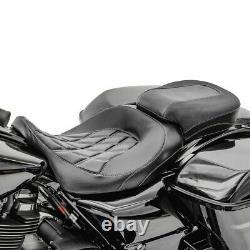 Selle moto Craftride VG4W pour Harley Davidson Touring 09-21 noir