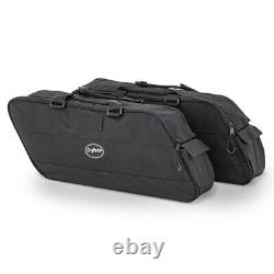 Set Valise SC6 + Sacs interieur compatible avec Harley Davidson Softail Custom/