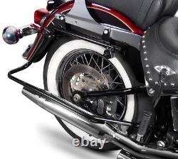 Set du sacoches laterales avec supports pour Harley-Davidson Softail 86-17