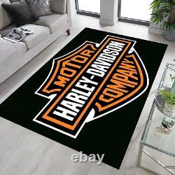 Tapis Harley Davidson, tapis Harley Davidson, tapis de moto, décoration intér