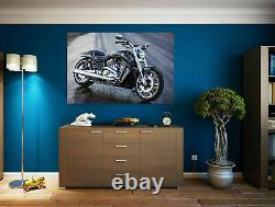 Toile Photo Moto Harley Davidson Peintures Murales Haute Qualité Reproduction