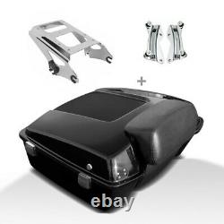 Top Case Chopped pour Harley-Davidson Touring 09-13 kit montage portebagage noir