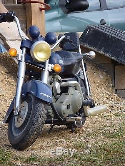 VINTAGE! MOTO Harley Davidson (jouet FEBER) en état de marche