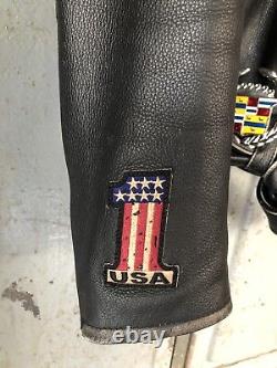 Veste Cuir Harley Davidson Custom Moto Jacket Leather Harley Davidson Custom