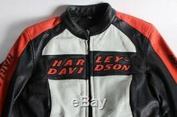 Veste moto cuir HARLEY DAVIDSON femme S (42522)